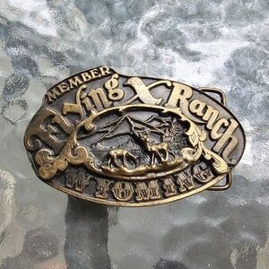 Flying X Ranch Belt Buckle